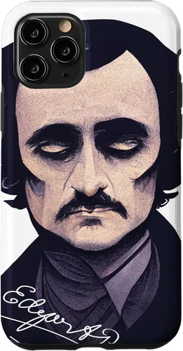Vista 10 de Funda para iPhone 15 Edgar Allan Poe Dark Writers