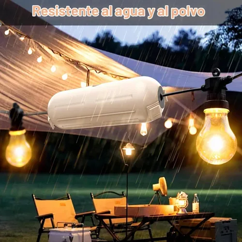 Vista 4 de RESTMO Paquete de 2 fundas compactas para cable de extensión para exteriores, caja impermeable IP44 y funda de seguridad, ideal para proteger