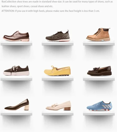 Vista 5 de RaxCollection Árbol de zapatos de cedro para hombres y mujeres 1 par Organizador de zapatos de madera español de primera clase Gran regalo