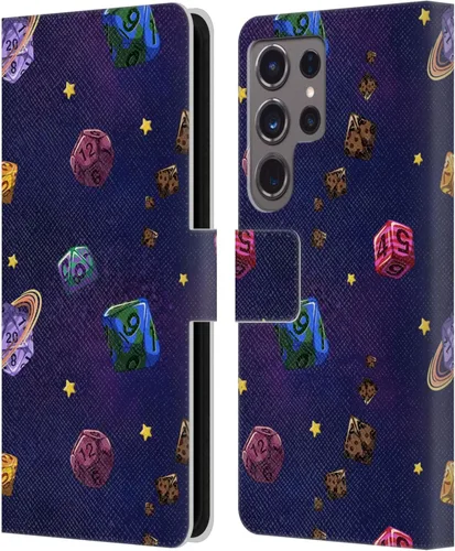 Vista 37 de Head Case Designs Officially Licensed Carla Morrow Colorful Space Dice Patterns Leather Wallet Case Compatible with Samsung Galaxy A07 4G