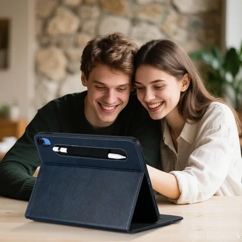 Vista 3 de HFcoupe Funda para iPad A16 de 11ª generación de 11 pulgadas 2025, estilo libro para iPad Gen 10 2022 de 10.9 pulgadas, funda protectora