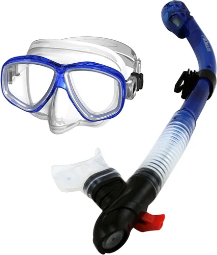 Vista 6 de Promate Máscara de purga de snorkel y conjunto combinado de snorkel seco (SCS0096)