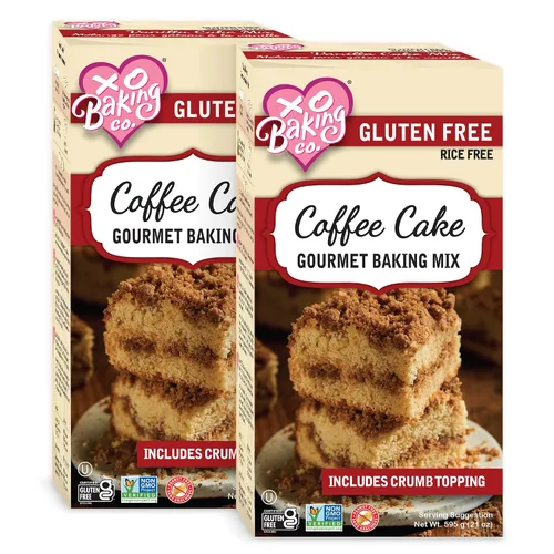 Vista 10 de XO Baking Co. Mezcla gourmet para pastel de zanahoria sin gluten; contiene zanahorias reales; sin OGM; kosher; sin arroz; sin soja; sin lácteos; sin