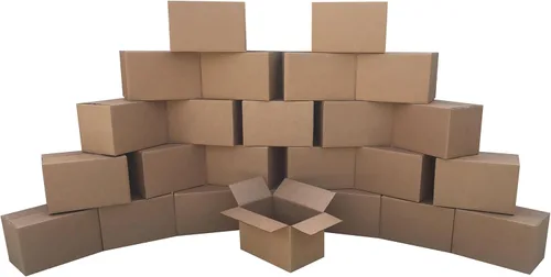 Vista 7 de Cajas de embalaje corrugadas para correo y envío - paquete de 25 (6 x 4 x 4 pulgadas / paquete de 25)