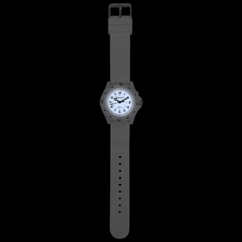 Vista 4 de Dakota Easy Clean - Reloj de enfermera de silicona para mujer con esfera iluminada, esfera militar de 1.417in, resistente al agua, reloj médico