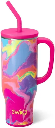 Vista 14 de Swig Life 40oz Insulated Mega Mug with Handle & Straw, Boho Desert DESIERTO BOHO