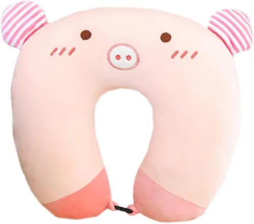 Vista 7 de Bonita almohada portátil en forma de U para el cuello en U para la oficina y viajes, para adultos, para oficina, hogar y siesta de avión