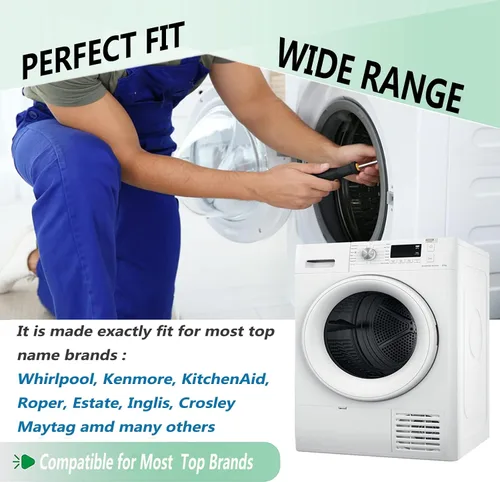 Vista 4 de 3392519 Fusible térmico para secadora (paquete de 2), pieza de repuesto para secadoras Whirl-pool y KM, reemplaza la pieza # WP3392519 AP6008325