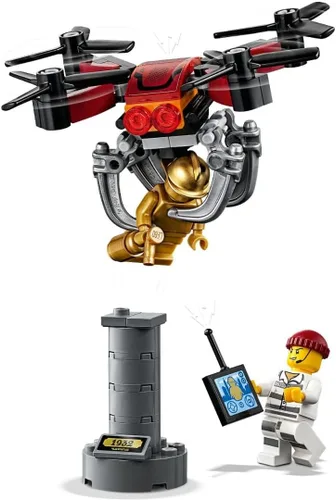 Vista 7 de LEGO City Sky Police Drone Chase 60207 Kit de construcción (192 piezas)