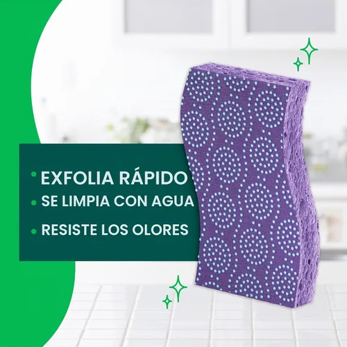 Vista 3 de Scotch-Brite Scrub Dots - Esponja para quitar rayones