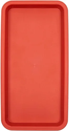 Vista 4 de Juvale Bandeja rectangular de plástico para plantas, bandeja de agua para plantas en interiores y exteriores, drenaje integrado y recogedor