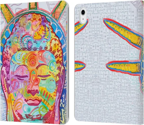 Vista 11 de Head Case Designs Officially Licensed Dean Russo Alien Pop Culture Leather Wallet Case Compatible with Apple iPad Air 11 2020/2022/2024/2025