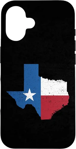 Vista 32 de Funda para iPhone 17 con la bandera del estado de Texas, diseño vintage de Texas, Estados Unidos