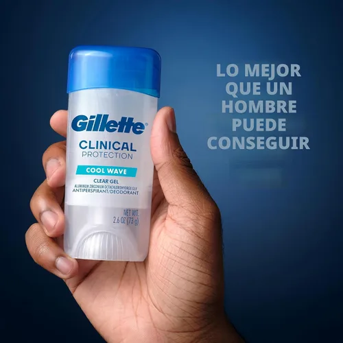 Vista 9 de Gillette Antitranspirante clínico y desodorante para hombres, protección contra el sudor y el olor 72 horas, frescura de larga duración, tecnología
