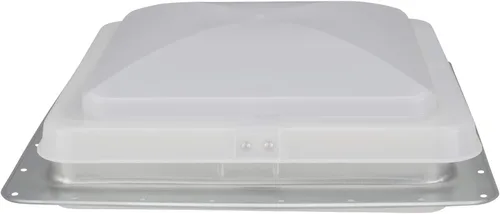 Vista 5 de HENG'S Ventilación de techo universal de 14 pulgadas para remolques de camping, color blanco, con ventilador de 12 voltios 71112-C. No incluye