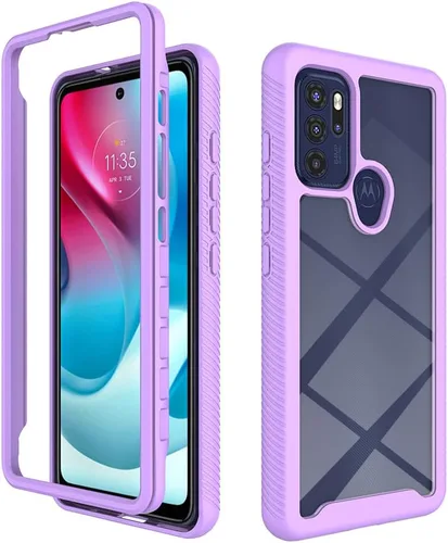 Vista 7 de Funda protectora para Motorola Moto G60s, anticaídas y absorción de golpes, color azul