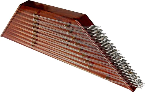 Vista 4 de Instrumento musical de cuerda Santoor Santur Dulcimer de calidad persa