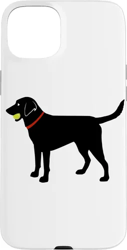 Vista 9 de Labrador Retriever Fetch, Black Lab Play Ball Dog Lover Gift Case for iPhone 17