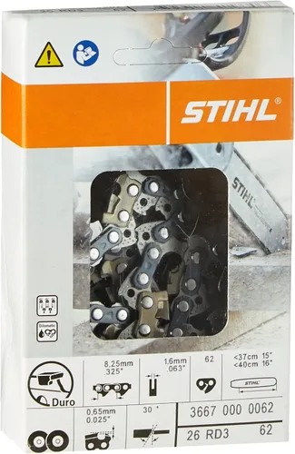 Vista 2 de Stihl Motosierra Radid Duro 3 RD3/325 0.063 in 62 eslabones Cadena de carburo