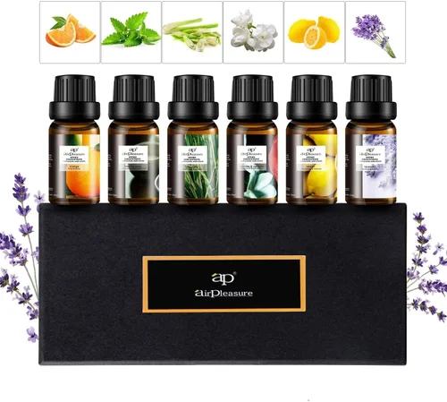 Vista 10 de Blossom - Juego de aceites esenciales para aromaterapia, 6 x 0.5 fl oz para difusor, humidificador, purificador de aire, lirio aguamarina, jacinto