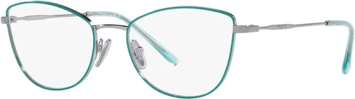 Vista 2 de Vogue Eyewear Women's Vo4273 Cat Eye Prescription Eyewear Frames Lente superior verde agua/plomizo/demo