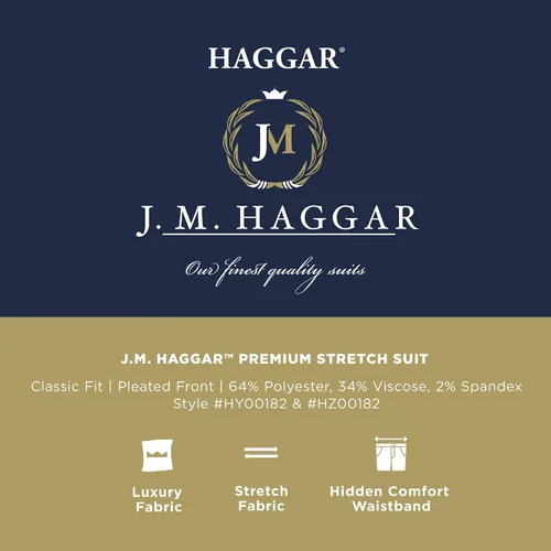 Vista 5 de Haggar J.M Premium Stretch Classic Fit Traje Separates - Pantalones y chaquetas