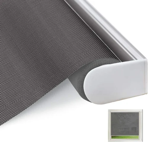 Vista 19 de Persianas enrollables solares para ventana, impermeables, filtrantes de luz, sin cordón, protección UV, ignífugas, para ventanas, puertas, sala