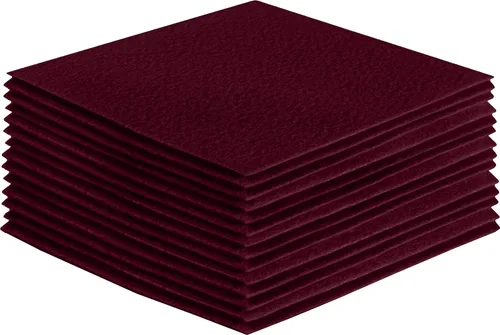 Vista 45 de FabricLA Hojas de fieltro acrílico para manualidades, cuadrados de fieltro precortados suaves de 4 x 4 pulgadas (3.9 in x 3.9 in), utiliza hojas