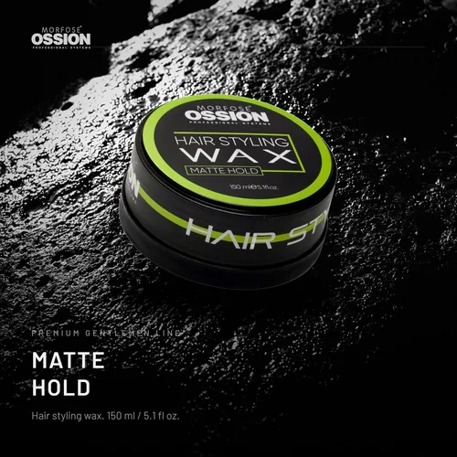 Vista 2 de Morfose Barber - Pasta de cabello mate para hombres, arcilla de moldeo mate y pasta de textura, cera de peinado a base de agua, acabado mate