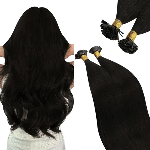 Vista 61 de Ugeat - Extensiones de cabello humano con microanillo, 14 pulgadas, extensiones de cabello Remy con microcuentas de 1 gm/hebra, 50 gms, extensiones