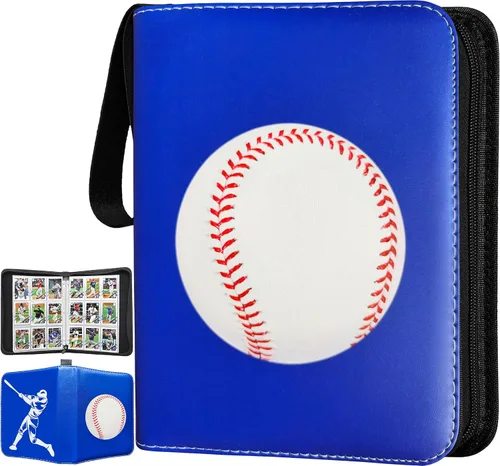 Vista 5 de Carpeta de Tarjetas de Béisbol con 440 Bolsillos, Libro de Tarjetas de Béisbol de 55 Fundas con 3 Anillas, Soporte para Tarjetas de Intercambio