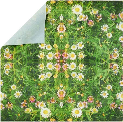 Vista 8 de Juvale Servilletas de papel de margarita, papel de seda absorbente de 2 capas, decoración de fiesta de jardín y despedida de soltera, servilletas