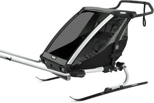 Vista 7 de Thule Chariot Lite - Remolque y cochecito multideportivo Agave