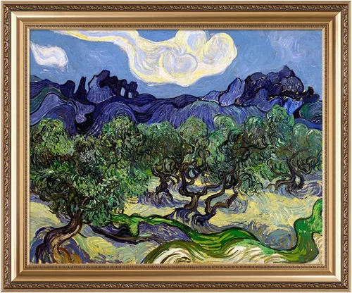 Vista 92 de IPIC - Campo de trigo con cuervos, reproducción artística de Vincent Van Gogh. Lienzo de giclée para decoración del hogar 10#F (20 x 16)