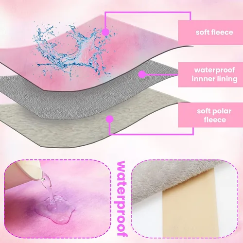 Vista 3 de Ropa de cama de conejillo de indias – Paquete de 3 accesorios impermeables para jaula de animales pequeños para conejillos de indias, ratas