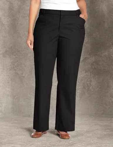 Vista 3 de Dickies Pantalón de sarga elástico recto y relajado de talla grande para mujer