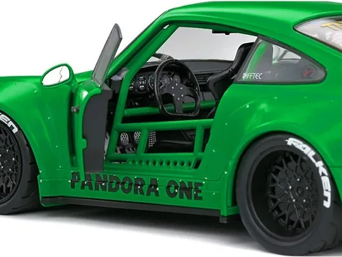 Vista 4 de Solido S1807502 1:18 2011 RWB 964-Pandora One Green Porsche Coche miniatura coleccionable para adulto unisex