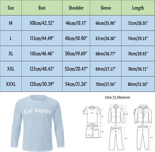 Vista 5 de Tshirt for Men Long Sleeve Crew Neck Breathable Thermal Relaxed Fit Athletic Tees Trendy True Comfort Tops