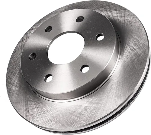 Vista 415 de Detroit Axle - Rotores de freno delantero para 04-13 Mazda 3 Rotores de frenos de disco 06-15 Mazda 5 Reemplazo: Rotor regular delantero de 11.81