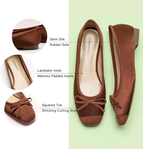 Vista 4 de C.Paravano Zapatos planos para mujer Zapatos planos para mujer Zapatos planos Zapatos elegantes para mujer Zapatos planos de punta redonda