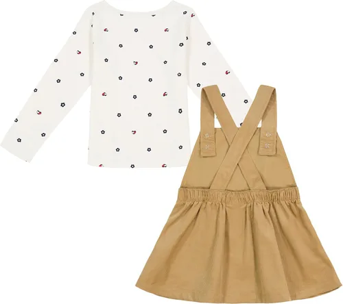 Vista 2 de Tommy Hilfiger Conjunto de camiseta de 2 piezas con jersey para niñas