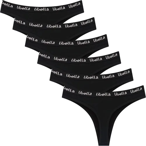 Vista 2 de Tangas de algodón para mujer, con logotipo deportivo, 3207