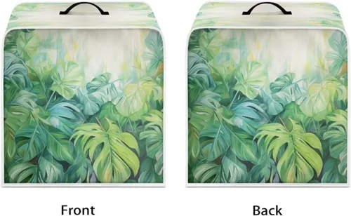 Vista 150 de Funda para cafetera, poliéster, azul, se adapta a la mayoría de máquinas de café estándar, protector resistente al polvo, huellas dactilares Playa