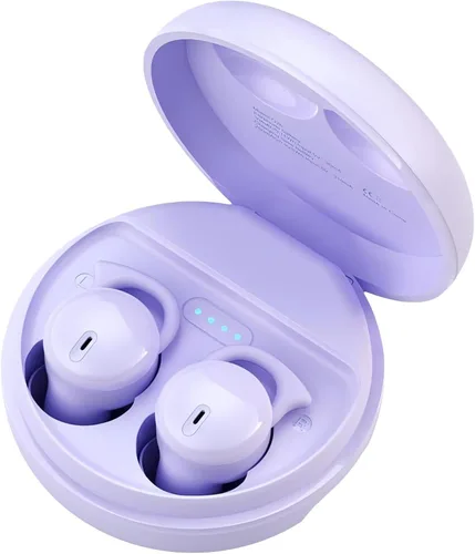 Vista 7 de Audífonos invisibles para dormir, pequeños y cómodos, con bloqueo de ruido, auriculares inalámbricos Bluetooth 5.3, audífonos intraurales