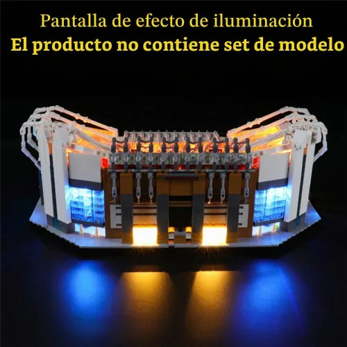 Vista 6 de GEAMENT - Kit de luces LED compatible con LEGO Old Trafford-Manchester United - Juego de iluminación para modelo de construcción Creator 10272