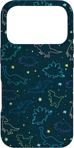 Vista 30 de Funda con diseño de dinosaurio de color lindo para iPhone 17