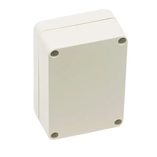 Vista 3 de Zulkit Caja de conexiones de plástico ABS a prueba de polvo impermeable IP65 Cajas eléctricas universales Caja de proyectos Gris 3.3 x 2.3 x 1.3