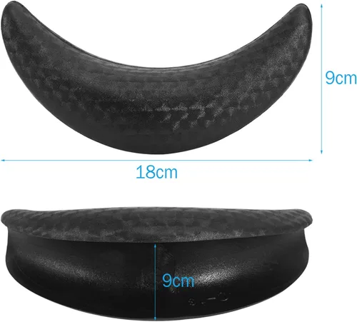 Vista 2 de Champú Bowl Neck Rest, cojín suave de PVC para salón y uso doméstico, negro
