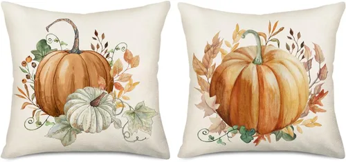 Vista 7 de Fundas de almohada decorativas para árbol de Navidad en blanco y negro de 16 x 16 pulgadas, juego de 2 fundas de almohada con diseño de árboles