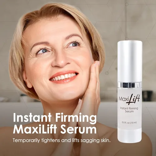 Vista 2 de MaxiLift - Suero de estiramiento facial instantáneo, suero para la piel para la cara y el levantamiento instantáneo de ojos, suave y firme piel